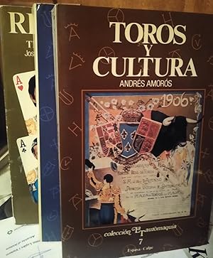 TOROS Y CULTURA + REPÓQUER Temporada Taurina 1985 + DICCIONARIO ILUSTRADO DE TÉRMINOS TAURINOS (3...