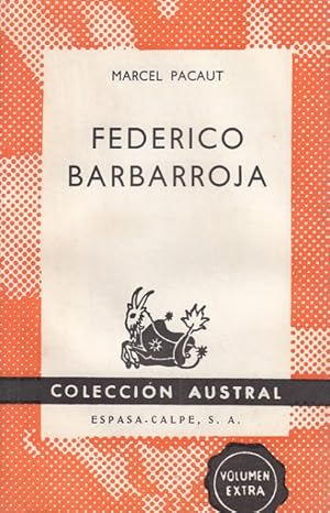 Imagen del vendedor de FEDERICO BARBARROJA a la venta por Librera Vobiscum