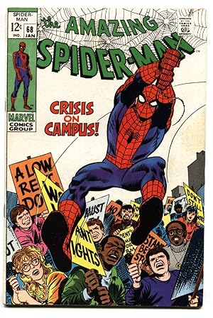 Amazing Spider-Man #68 1969-Marvel Silver Age FN
