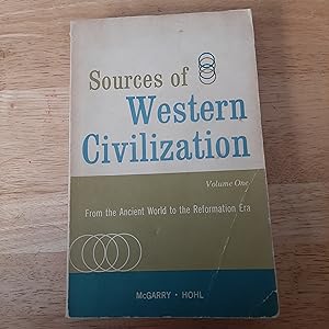 Seller image for Sources of Western Civilization-Vol. I for sale by Whitehorse Books