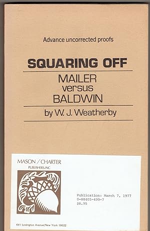 Squaring Off: Mailer vs Baldwin [Uncorrected proofs]