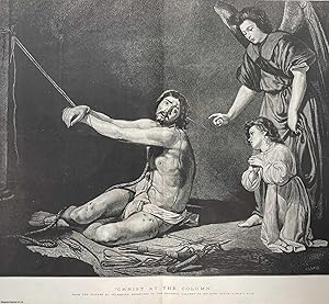 Christ at the Column. An original print from the Graphic Illustrated Weekly Magazine, 1885.