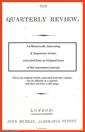 Imagen del vendedor de Memoirs of Wordsworth, the original Lake Poet. An uncommon original article from The Quarterly Review, 1852. a la venta por Cosmo Books