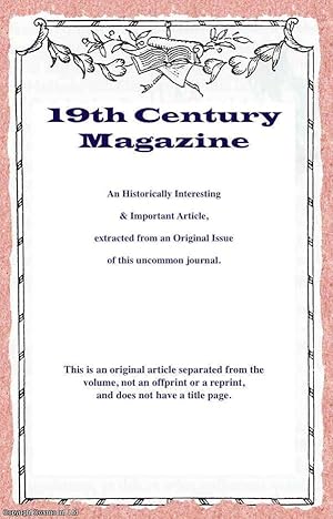 Imagen del vendedor de University Work in Great Towns. The useful activities undertaken by Oxford and Cambridge outside the recognised sphere. A rare original article from the Nineteenth Century Magazine, 1878. a la venta por Cosmo Books