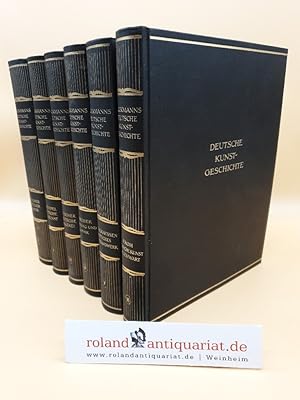 Bild des Verkufers fr Bruckmanns Deutsche Kunstgeschichte (in 6 Bnden, komplett) / Bd. 1: Eberhard Hempel: Geschichte der deutschen Baukunst ; Bd. 2: Feulner Adolf u. Theodor Mller: Geschichte der deutschen Plastik; Bd. 3: Otto Fischer: Geschichte der deutschen Malerei ; Bd. 4: Otto Fischer: Geschichte der deutschen Zeichnung und Graphik; Bd. 5: Heinrich Kohlhaussen: Geschichte des Deutschen Kunsthandwerks; Bd. 6: Franz Roh: Geschichte der Deutschen Kunst von 1900 bis zur Gegenwart zum Verkauf von Roland Antiquariat UG haftungsbeschrnkt