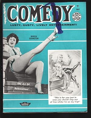 Seller image for Comedy 5/1960 Timely-Betty Page-Cheesecake pix-Jokes-cartoons-gags & more-Bill Ward art-VG- for sale by DTA Collectibles