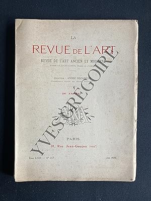 LA REVUE DE L'ART-TOME 58-N°317-JUIN 1930