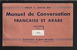 Manuel de conversation française et arabe