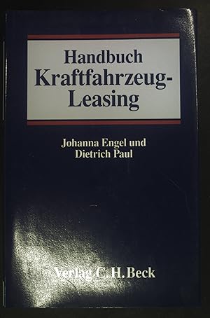 Bild des Verkufers fr Handbuch Kraftfahrzeug-Leasing. zum Verkauf von books4less (Versandantiquariat Petra Gros GmbH & Co. KG)