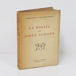 Bild des Verkufers fr La poesa de Jorge Guilln. (Dos ensayos). zum Verkauf von Librera Berceo (Libros Antiguos)