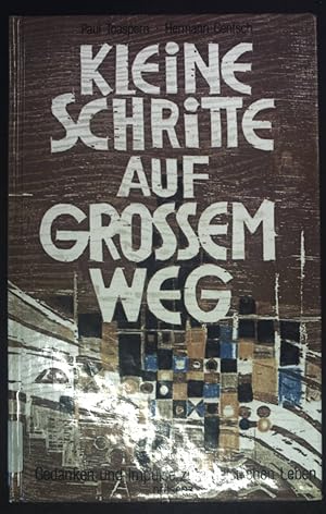 Image du vendeur pour Kleine Schritte auf grossem Weg : Gedanken u. Impulse zum geistl. Leben. mis en vente par books4less (Versandantiquariat Petra Gros GmbH & Co. KG)