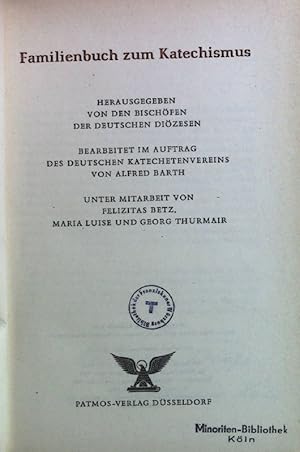 Bild des Verkufers fr Familienbuch zum Katechismus. zum Verkauf von books4less (Versandantiquariat Petra Gros GmbH & Co. KG)