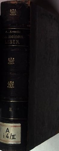 Bild des Verkufers fr Aus meinem Leben: BAND II: Von dreiig zu siebzig (1850 - 1890). zum Verkauf von books4less (Versandantiquariat Petra Gros GmbH & Co. KG)