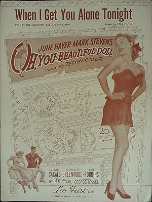 Immagine del venditore per Oh, You Beautiful Doll Sheet Music 1949 June Haver, Mark Stevens venduto da AcornBooksNH