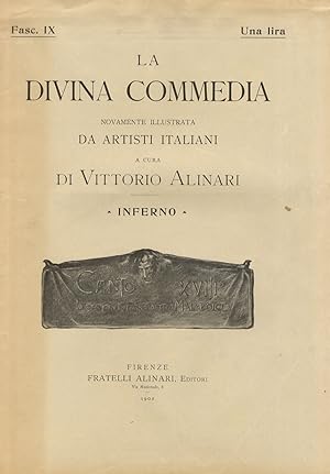 La Divina Commedia novamente illustrata da artisti italiani a cura di Vittorio Alinari. Inferno: ...