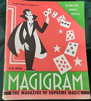 Seller image for Magigram The Magazine Of Supreme Magic BUMPER XMAS ISSUE December 1979 Volume 13 Number 4 for sale by Shore Books