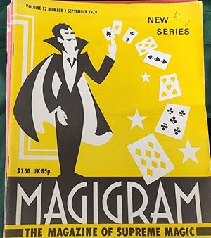 Seller image for Magigram The Magazine Of Supreme Magic September 1979 Volume 12 Number 1 for sale by Shore Books