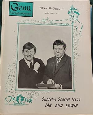 Seller image for Genii The Conjuror's Magazine April 1971 (Ian And Edwin on cover) Volume 35 Number 8 for sale by Shore Books
