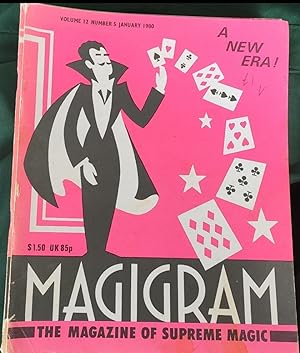 Seller image for Magigram The Magazine Of Supreme Magic January 1980 Volume 12 Number 5 for sale by Shore Books