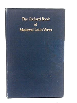 Seller image for The Oxford Book of Medieval Latin Verse for sale by Joseph Burridge Books