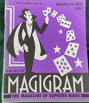 Seller image for Magigram The Magazine Of Supreme Magic March 1980 Volume 12 Number 7 for sale by Shore Books