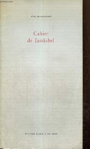 Seller image for Cahier de Jaizkibel for sale by Le-Livre