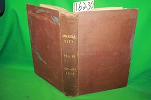 Image du vendeur pour The American City MAGAZINE Volume XIX July-December 1918 mis en vente par Princeton Antiques Bookshop