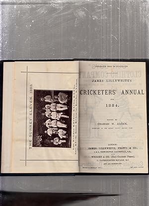 James Lillywhite' Cricketers Annual for 1884