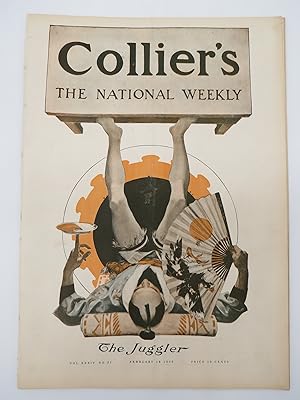 Image du vendeur pour COLLIER'S - FEBRUARY 18, 1905 (FRANK LEYENDECKER JUGGLER COVER) mis en vente par Sage Rare & Collectible Books, IOBA
