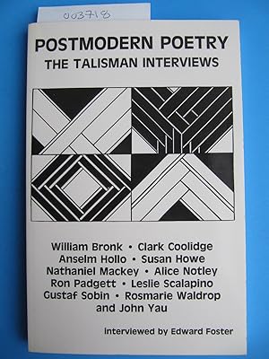 Bild des Verkufers fr Postmodern Poetry | The Talisman Interviews zum Verkauf von The People's Co-op Bookstore