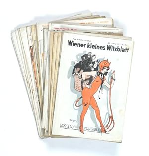 Wiener kleines Witzblatt. Konvolut von 28 Heften. [Und:] Der Faun. Konvolut von 17 Heften. Zus. 4...