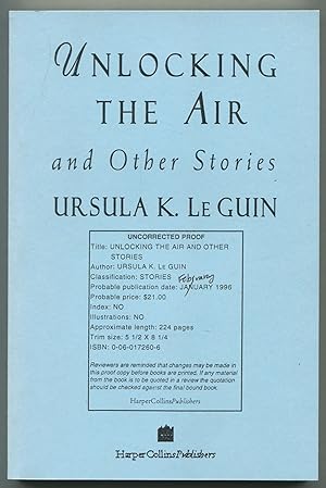 Seller image for Unlocking the Air and Other Stories for sale by Between the Covers-Rare Books, Inc. ABAA