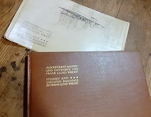 Ausgeführte Bauten und Entwürfe von Frank Lloyd Wright. Studies and Executed Buildings by Frank L...