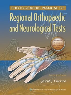 Seller image for Photographic Manual of Regional Orthopaedic and Neurologic Tests for sale by Pieuler Store