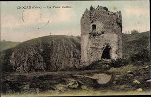 Ansichtskarte / Postkarte Crozant Creuse, La Tour Collin