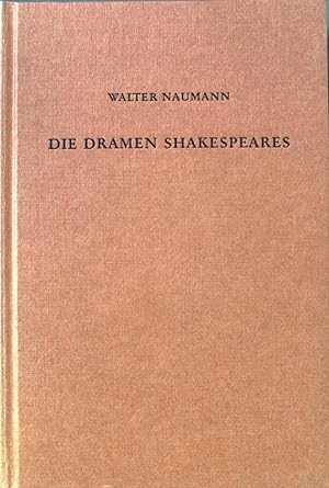 Bild des Verkufers fr Die Dramen Shakespeares. zum Verkauf von books4less (Versandantiquariat Petra Gros GmbH & Co. KG)