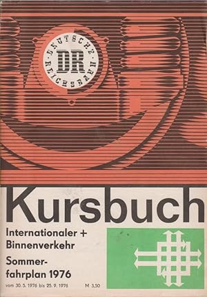 Kursbuch der Deutschen Reichsbahn - Internationaler und Binnenverkehr - Sommerfahrplan 1976, gült...