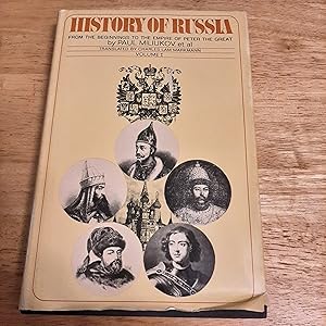 Seller image for History of Russia From the Beginnings to the Empire of Peter The Great for sale by Whitehorse Books