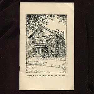 Utica Conservatory of Music Catalog 1936 - 1937, Utica, New York History