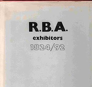 Imagen del vendedor de Royal Society of British Artists Members Exhibiting 1824 - 1892. R.B.A. exhibitors 1824/92 a la venta por Joy Norfolk, Deez Books