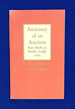 Anatomy of an Auction : Rare Books at Ruxley Lodge, 1919.