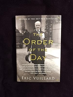 Seller image for THE ORDER OF THE DAY for sale by JB's Book Vault