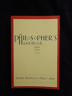 Immagine del venditore per THE PHILOSOPHER'S HANDBOOK: ESSENTIAL READINGS FROM PLATO TO KANT venduto da JB's Book Vault