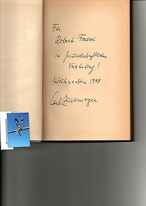 Gedichte 1916-1948. [signiert, signed, Widmung an Robert Faesi].