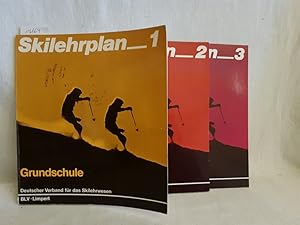 Skilehrplan; Teil 1 (Grundschule), Teil 2 (Umsteigeschwingen) und Teil 3 (Parallelschwingen).