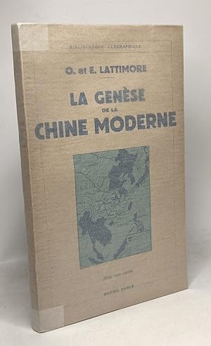 Immagine del venditore per La gense de la Chine moderne - bibliothque gographique venduto da crealivres