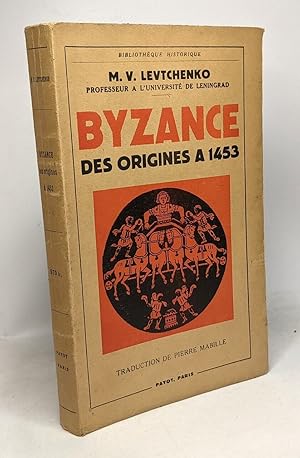 Imagen del vendedor de Byzance des origines  1453 - bibliothque historique - traduction de Pierre Mabille a la venta por crealivres