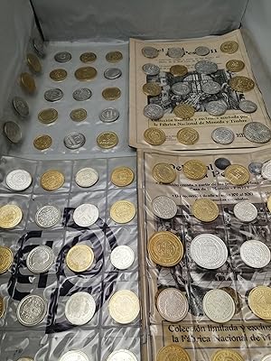 Imagen del vendedor de Del Real a la Peseta: Coleccin completa de 80 monedas acuadas por el Departamento de Moneda de la FNMT (Con bao de oro y plata puros) a la venta por Libros Angulo