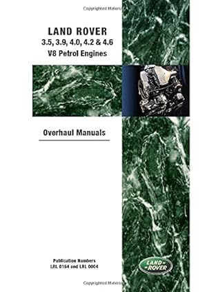 Immagine del venditore per Land Rover 3.5, 3.9, 4.0, 4.2 & 4.6 V8 Petrol Engine Overhaul Manuals venduto da Pieuler Store
