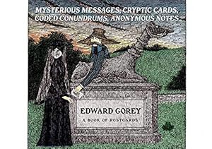 Immagine del venditore per Edward Gorey Mysterious Messages Cryptic Cards Coded Conundrums Anonymous Notes Book of Postcards Aa649 venduto da Pieuler Store